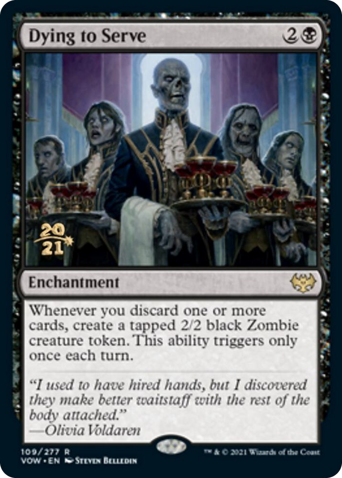 Dying to Serve #109 R - Prerelease Cards Pokemon card