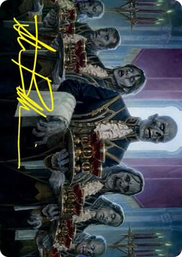 0032 Dying to Serve Art Card (Gold-Stamped Signature) S Art Series: Innistrad: Crimson Vow