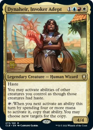 0273 Dynaheir, Invoker Adept R Prerelease Cards