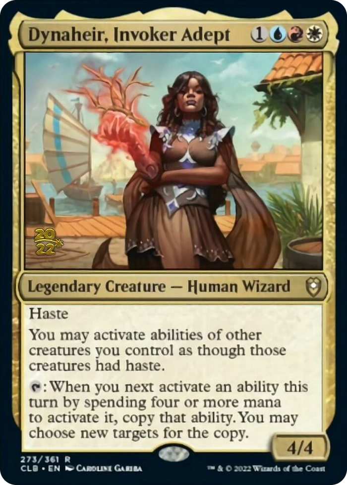 Dynaheir, Invoker Adept #273 R - Prerelease Cards Pokemon card