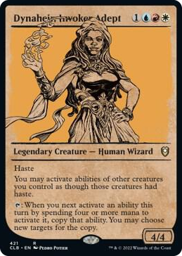 0421 Dynaheir, Invoker Adept (Showcase) R Commander Legends: Battle for Baldur's Gate