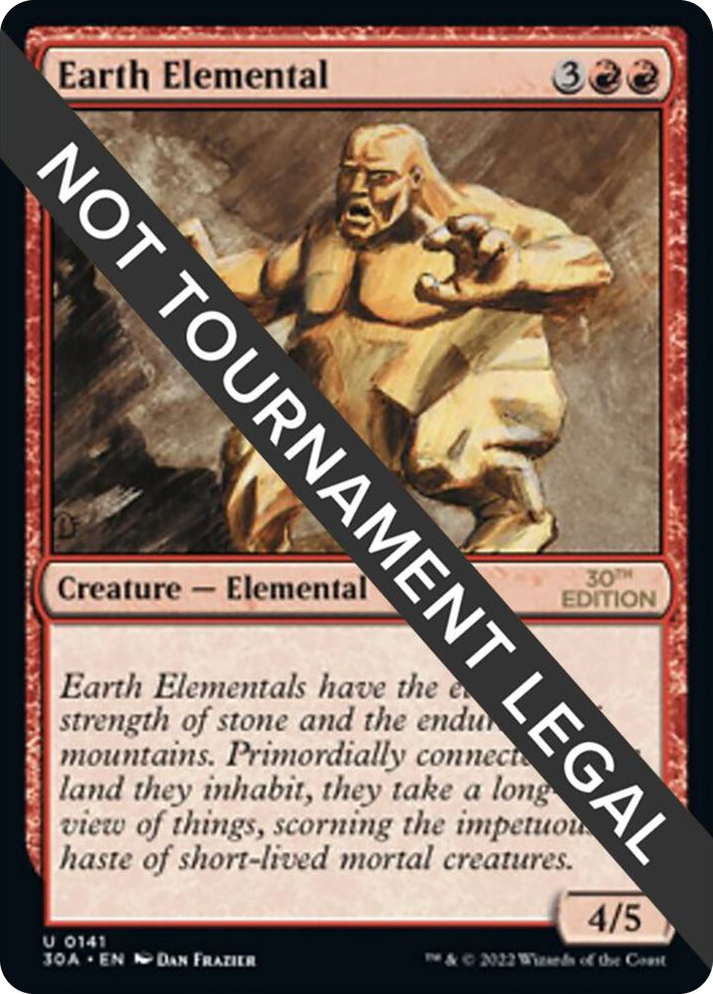 0141 Earth Elemental U 30th Anniversary Edition