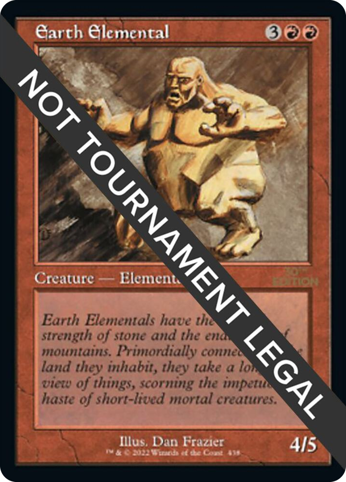 0438 Earth Elemental (Retro Frame) U 30th Anniversary Edition