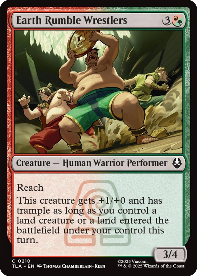 0218 Earth Rumble Wrestlers C The Last Airbender