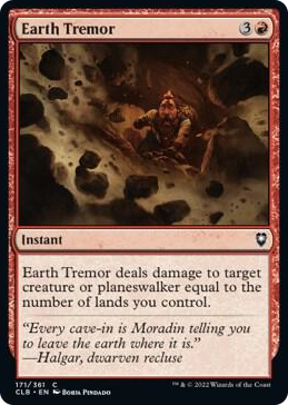 0171 Earth Tremor C Commander Legends: Battle for Baldur's Gate