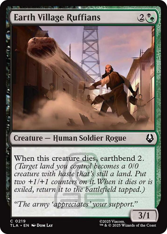 0219 Earth Village Ruffians C The Last Airbender