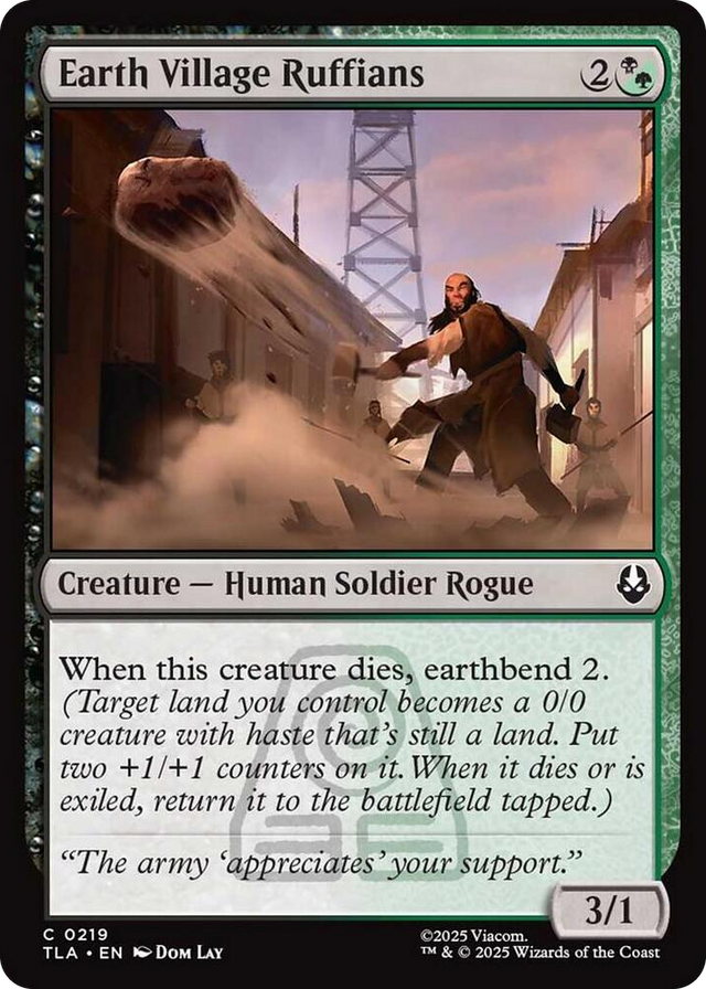 0219 Earth Village Ruffians C The Last Airbender