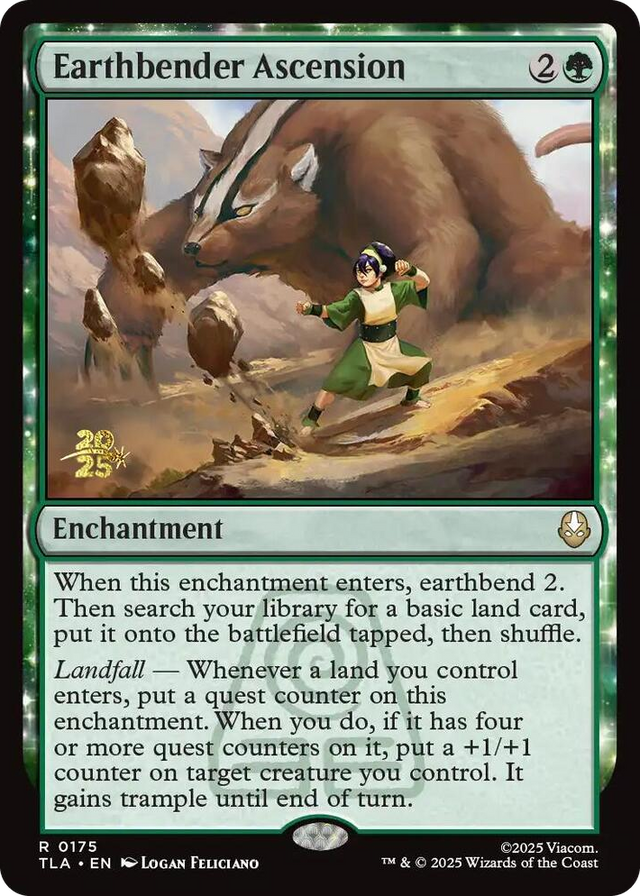 0175 Earthbender Ascension R Prerelease Cards