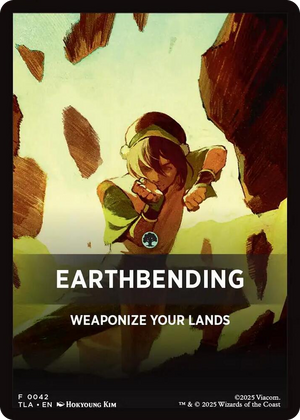 0042 Earthbending Theme Card (0042) T The Last Airbender