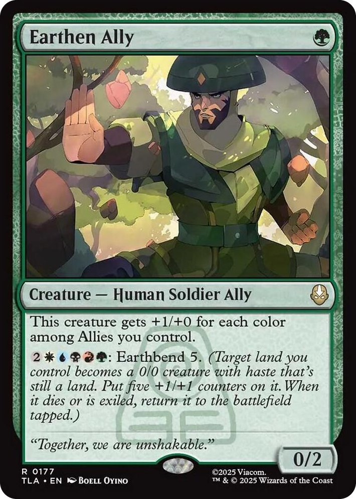 0177 Earthen Ally R The Last Airbender