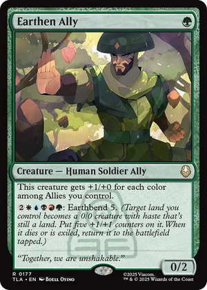 0177 Earthen Ally R The Last Airbender