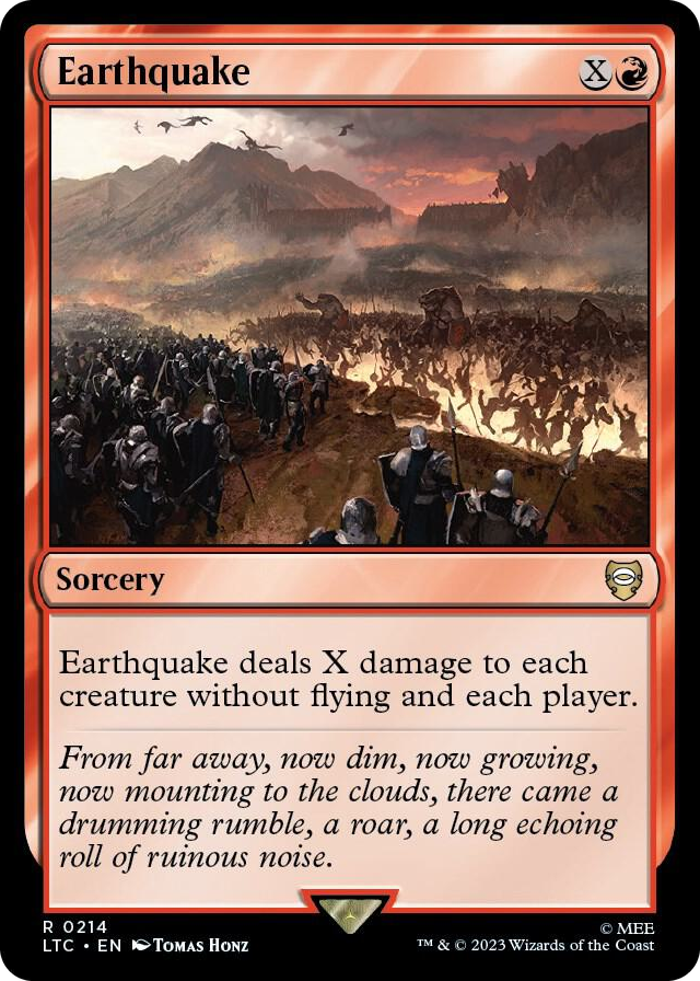 0214 Earthquake R Commander: The Lord of the Rings: Tales of Middle-earth