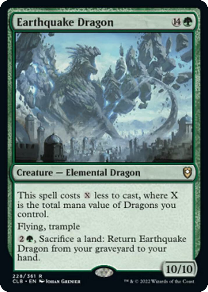 0228 Earthquake Dragon R Commander Legends: Battle for Baldur's Gate