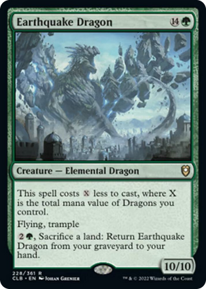 0228 Earthquake Dragon R Commander Legends: Battle for Baldur's Gate