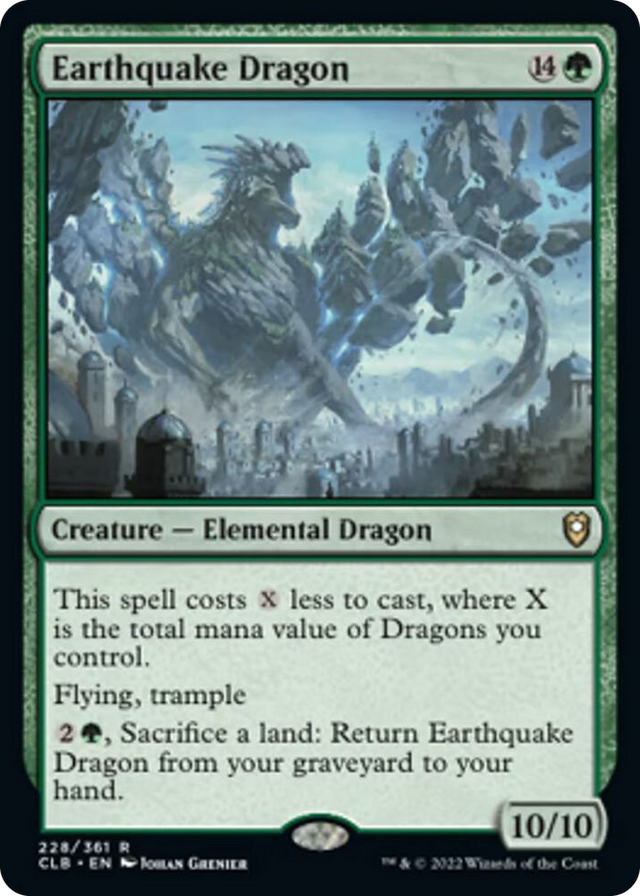 0228 Earthquake Dragon R Commander Legends: Battle for Baldur's Gate