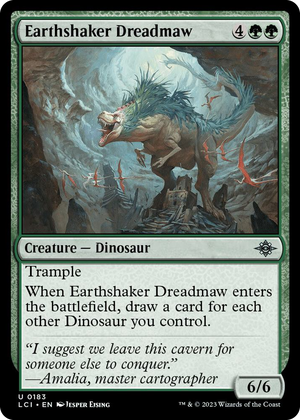 0183 Earthshaker Dreadmaw U The Lost Caverns of Ixalan