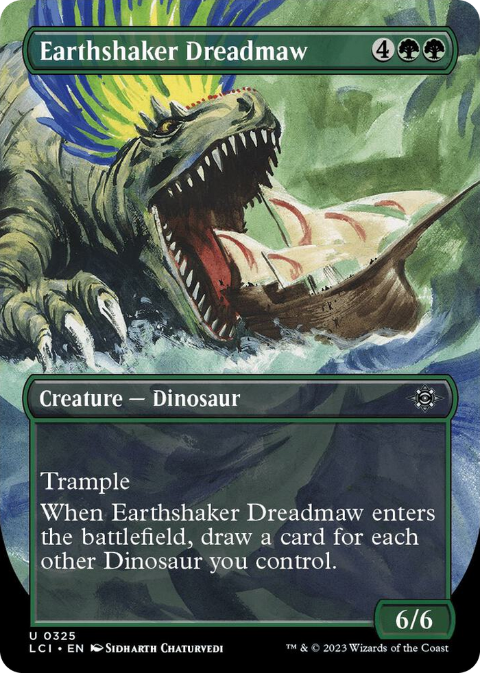 Earthshaker Dreadmaw (Borderless) #325 U - The Lost Caverns of Ixalan Pokemon card