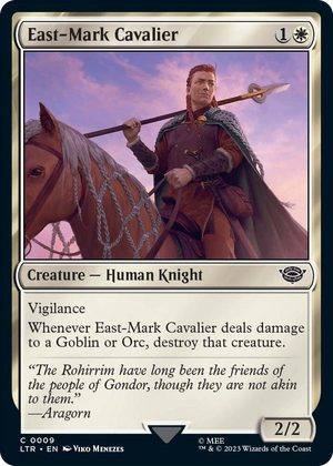 0009 East-Mark Cavalier C Universes Beyond: The Lord of the Rings: Tales of Middle-earth