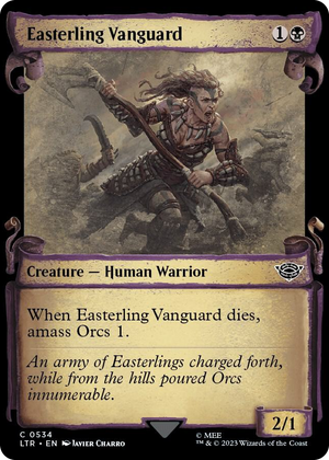 0534 Easterling Vanguard (Showcase Scrolls) C Universes Beyond: The Lord of the Rings: Tales of Middle-earth