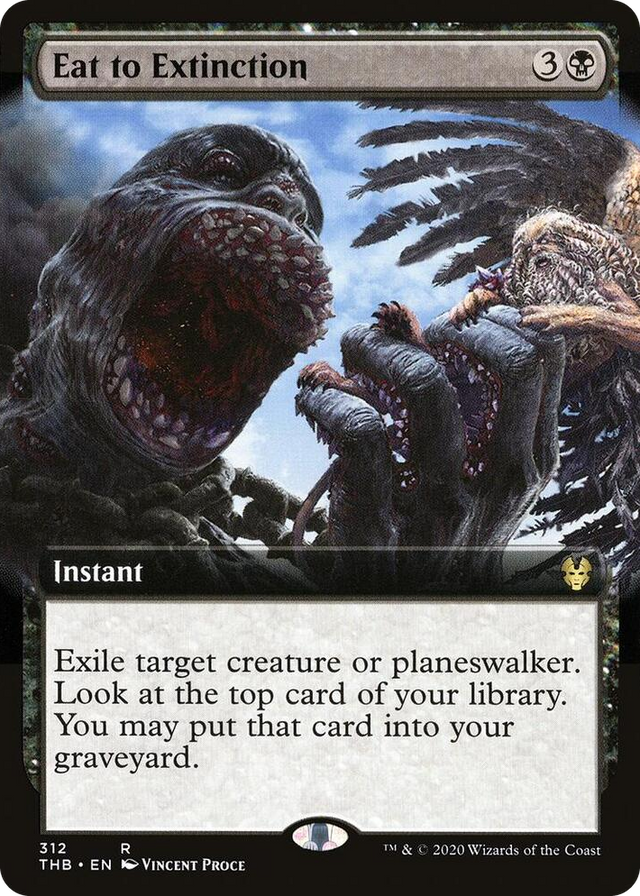 0312 Eat to Extinction (Extended Art) R Theros Beyond Death