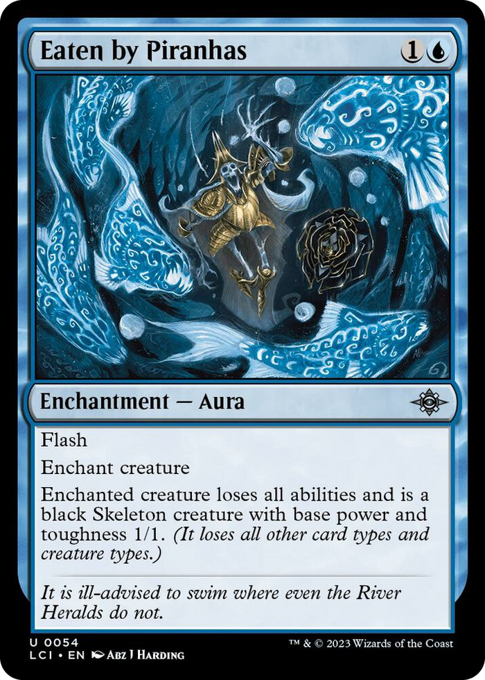 Eaten by Piranhas #54 U - The Lost Caverns of Ixalan Pokemon card