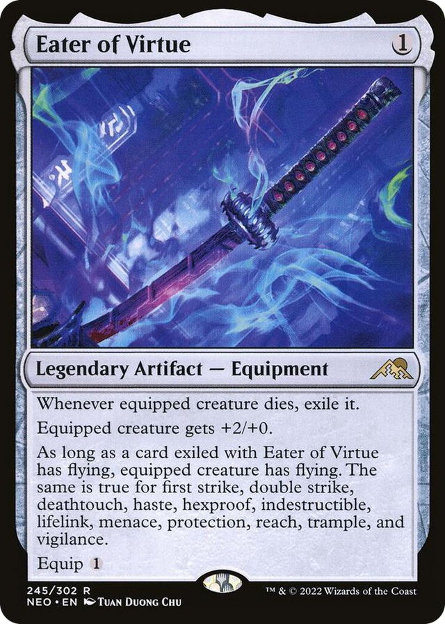 0245 Eater of Virtue R Kamigawa: Neon Dynasty