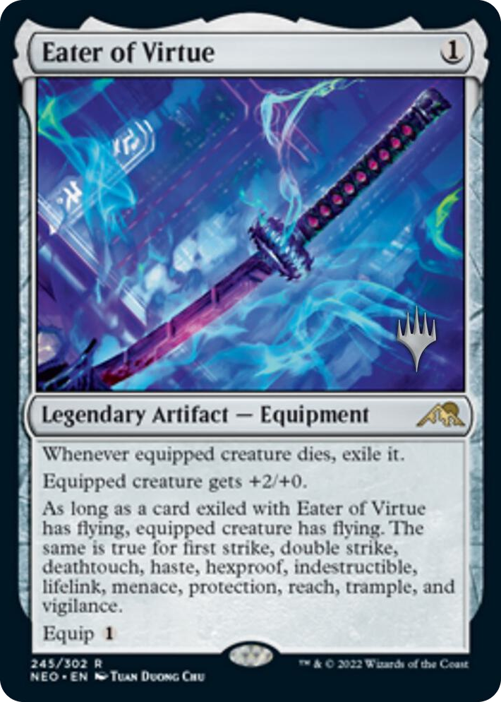0245 Eater of Virtue R Promo Pack: Kamigawa: Neon Dynasty