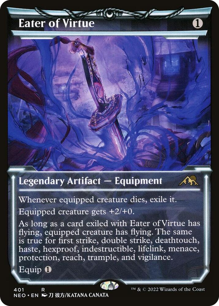 0401 Eater of Virtue (Showcase) R Kamigawa: Neon Dynasty