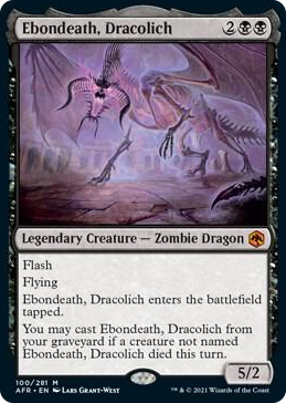 0100 Ebondeath, Dracolich M Adventures in the Forgotten Realms