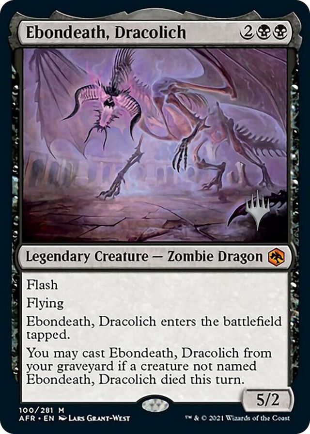 0100 Ebondeath, Dracolich M Promo Pack: Adventures in the Forgotten Realms