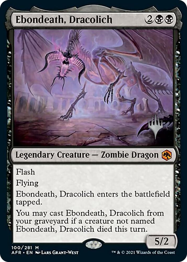 0100 Ebondeath, Dracolich M Promo Pack: Adventures in the Forgotten Realms