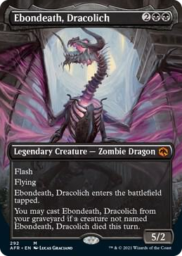 0292 Ebondeath, Dracolich (Borderless) M Adventures in the Forgotten Realms