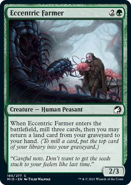 0185 Eccentric Farmer C Innistrad: Midnight Hunt