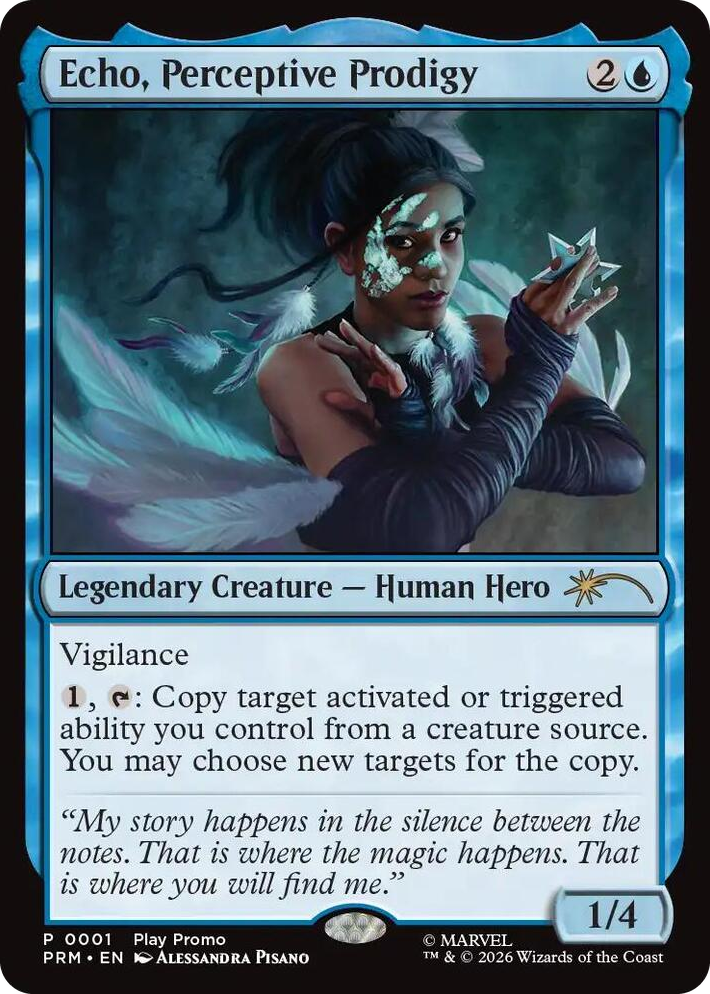 0001 Echo, Perceptive Prodigy P Standard Showdown Promos