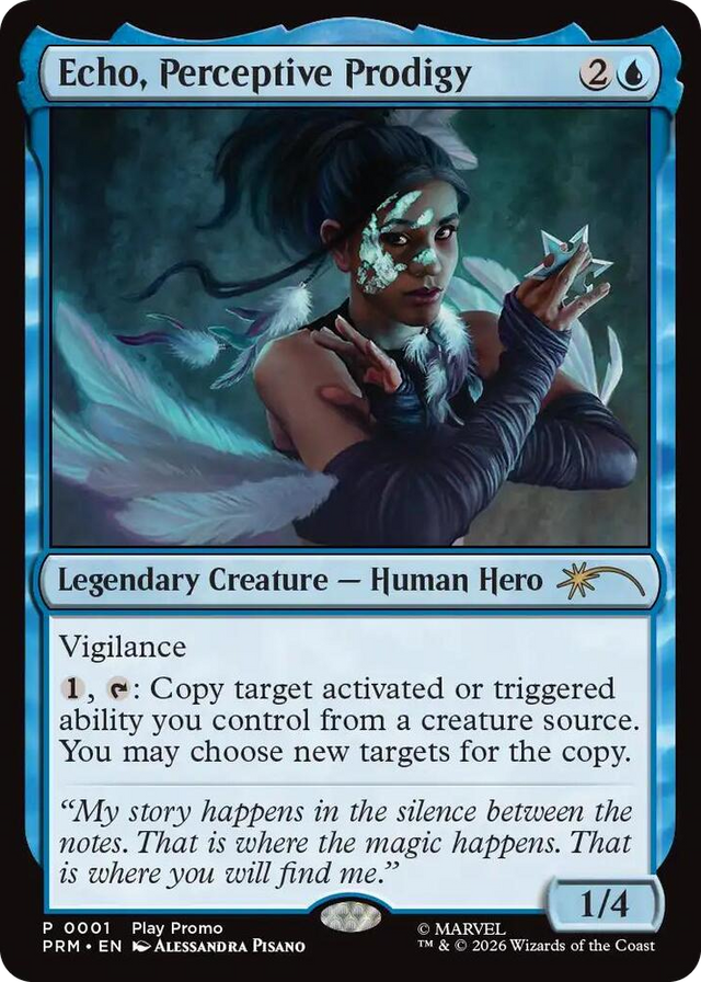 0001 Echo, Perceptive Prodigy P Standard Showdown Promos