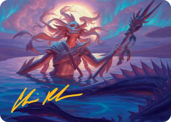 Eclipsed Merrow Art Card (Gold-Stamped Signature) #22 S - Art Series: Lorwyn Eclipsed Pokemon card
