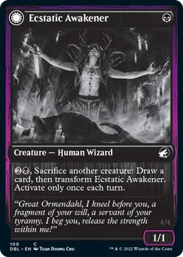 Ecstatic Awakener #100 C - Innistrad: Double Feature Pokemon card