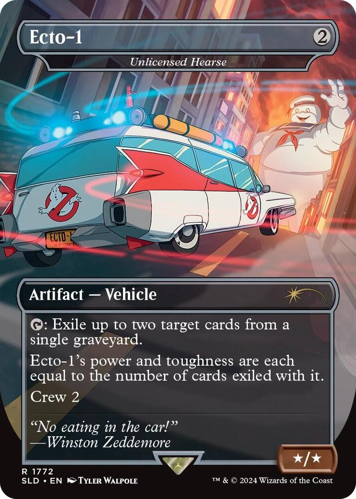 1772 Ecto-1 - Unlicensed Hearse R Secret Lair Drop Series