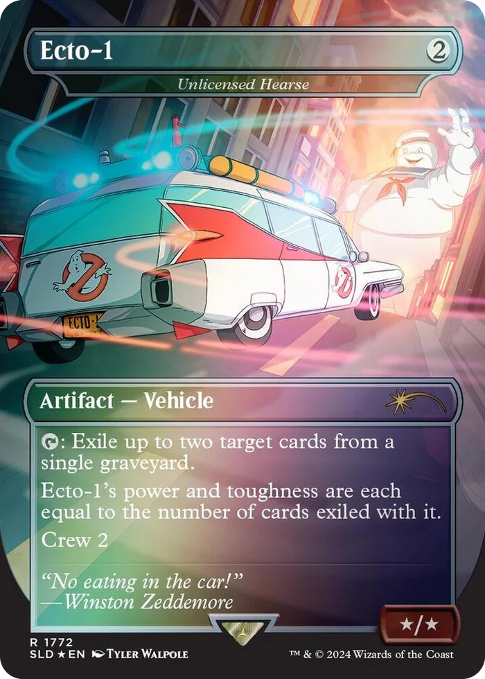 1772 Ecto-1 - Unlicensed Hearse (Rainbow Foil) R Secret Lair Drop Series