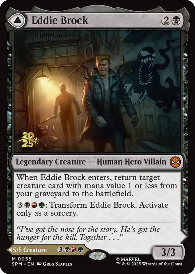 0055 Eddie Brock M Prerelease Cards
