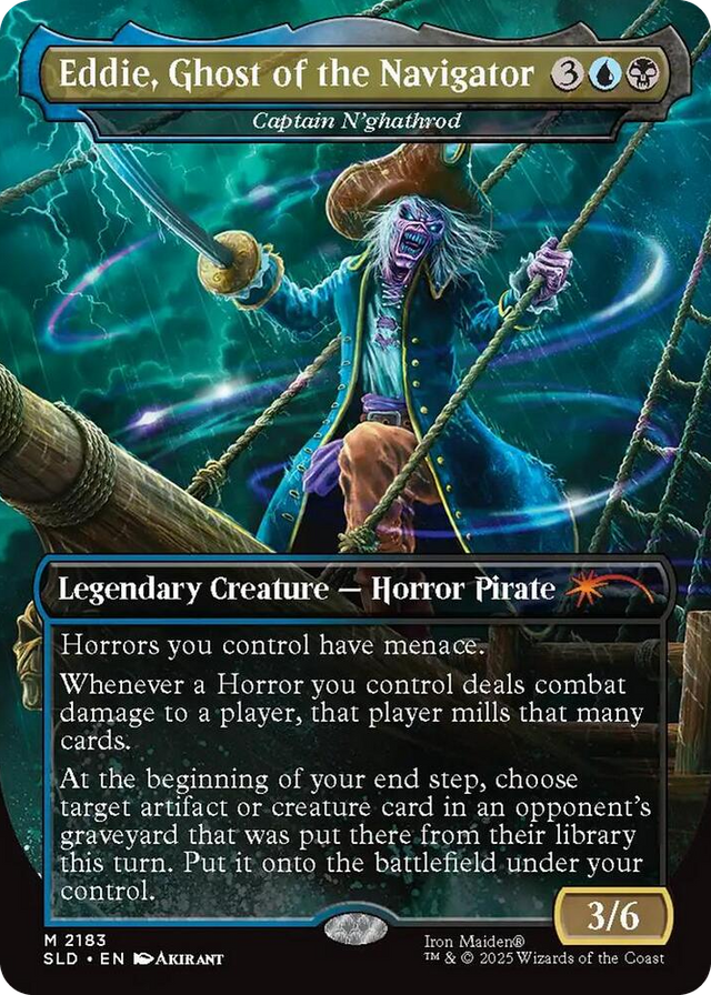 2183 Eddie, Ghost of the Navigator - Captain N'ghathrod M Secret Lair Drop Series