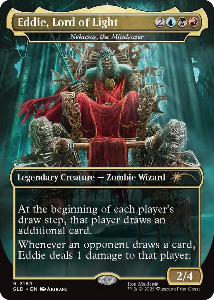 2184 Eddie, Lord of Light - Nekusar, the Mindrazer R Secret Lair Drop Series