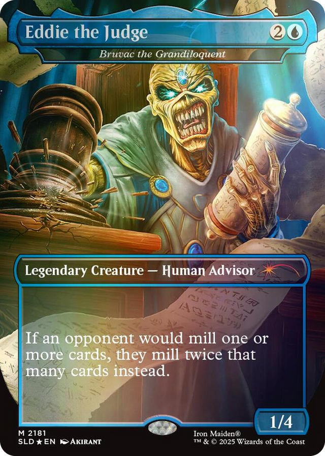 2181 Eddie the Judge - Bruvac the Grandiloquent (Rainbow Foil) M Secret Lair Drop Series
