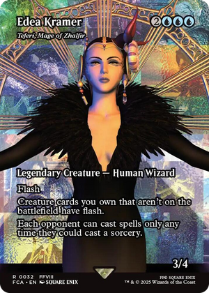 0032 Edea Kramer - Teferi, Mage of Zhalfir (Showcase) R FINAL FANTASY: Through the Ages
