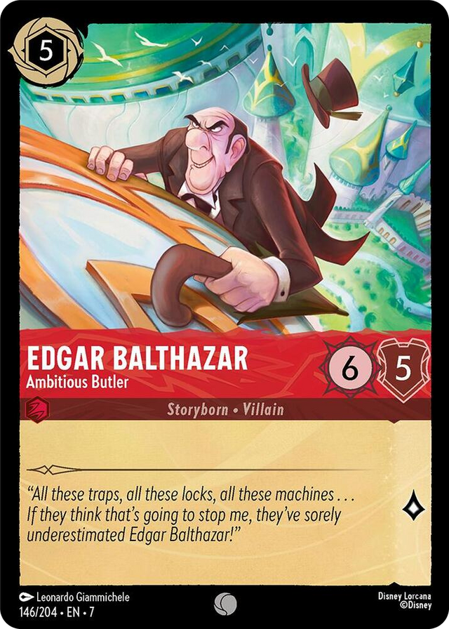 0146 Edgar Balthazar - Ambitious Butler Common Archazia's Island