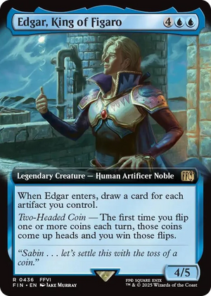 0436 Edgar, King of Figaro (Extended Art) R FINAL FANTASY