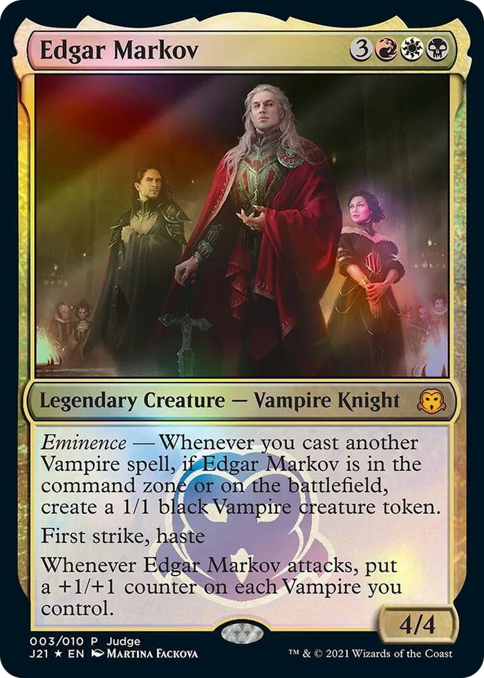 Edgar Markov #3 P - Judge Promos Pokemon card