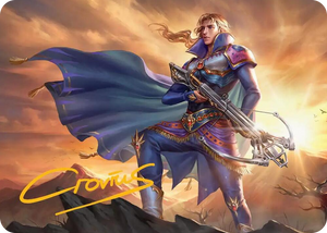 0027 Edgar, Master Machinist Art Card (Gold-Stamped Signature) S Art Series: FINAL FANTASY