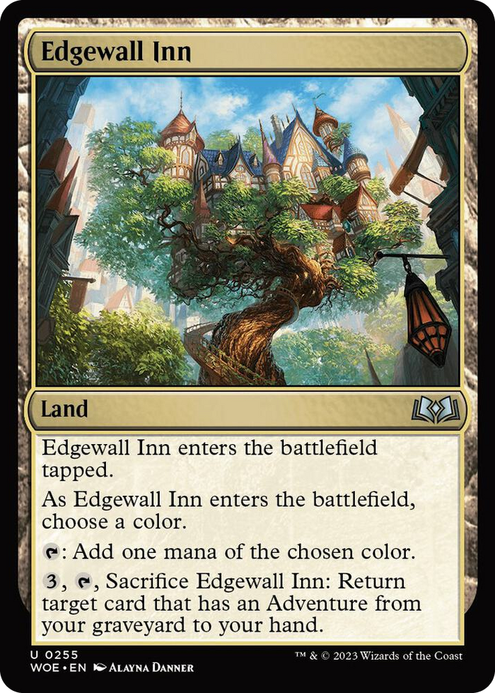 Edgewall Inn #255 U - Wilds of Eldraine Pokemon card