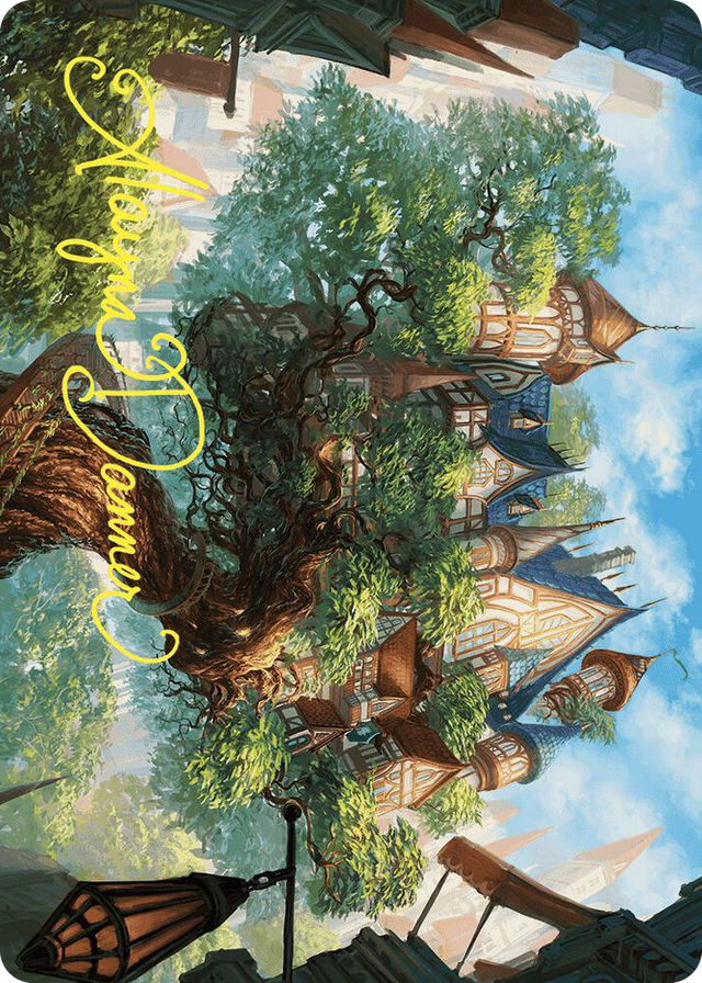 0046 Edgewall Inn Art Card (Gold-Stamped Signature) S Art Series: Wilds of Eldraine